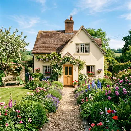 Quaint Little House with Well-Kept Garden | Peaceful Atmosphere
