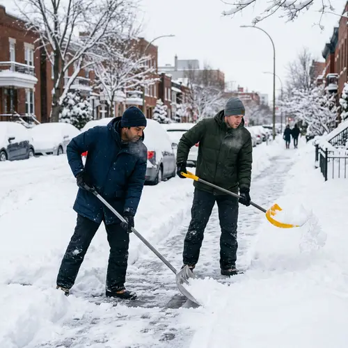 Winter Snow Shoveling Services in Urban Area | Professional Snow Removal