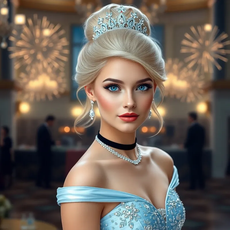 Modern Cinderella: A Stunning Portrait in 8K