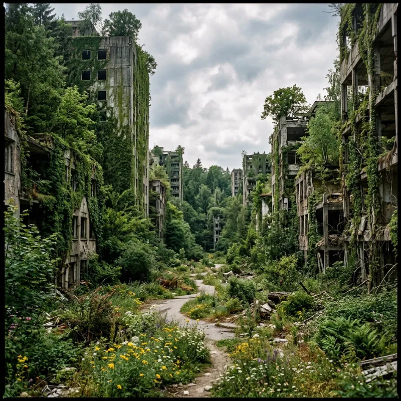 Nature Reclaims Ruined Cities: A Stunning Photo