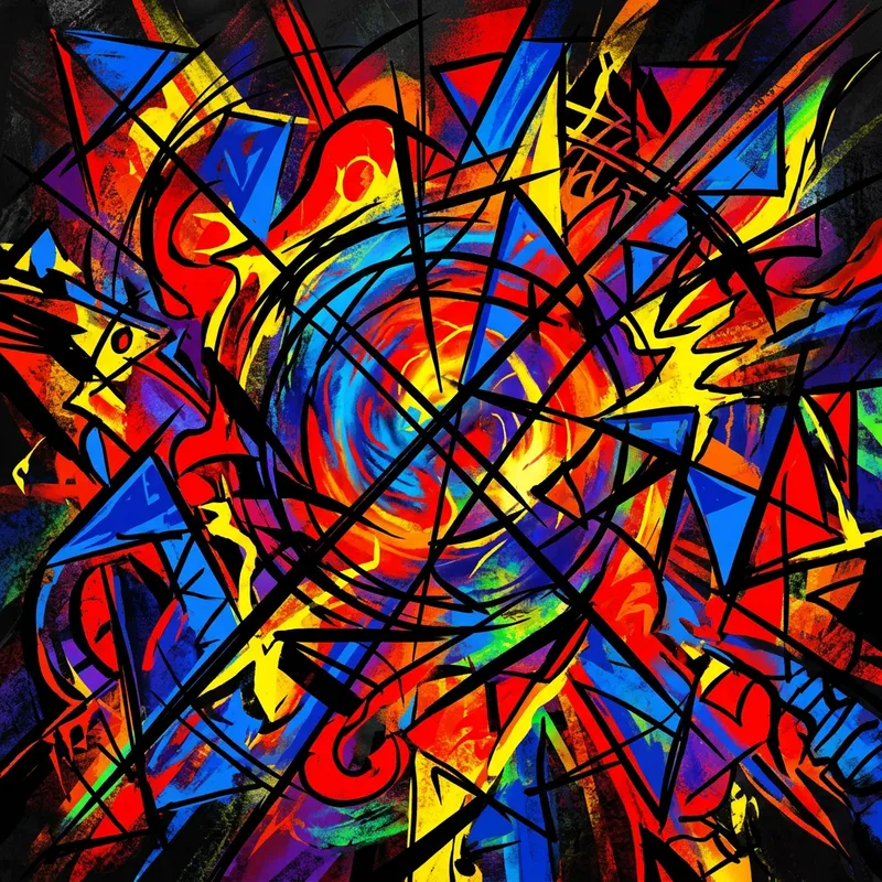 Abstract Design with Dramatic Elements