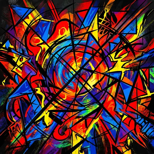 Abstract Digital Art Piece | Dramatic Design Elements