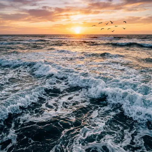 Mesmerizing Ocean Waves | Abstract Nature Scene