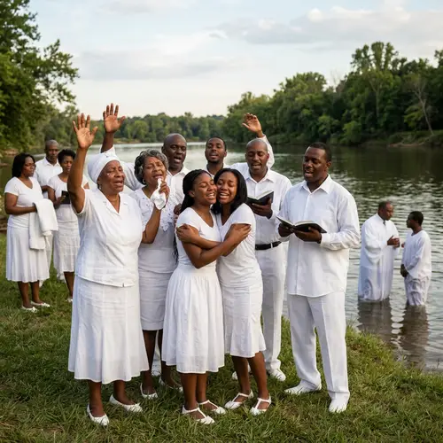 Joyful Baptism of Faith: A Celebration in White