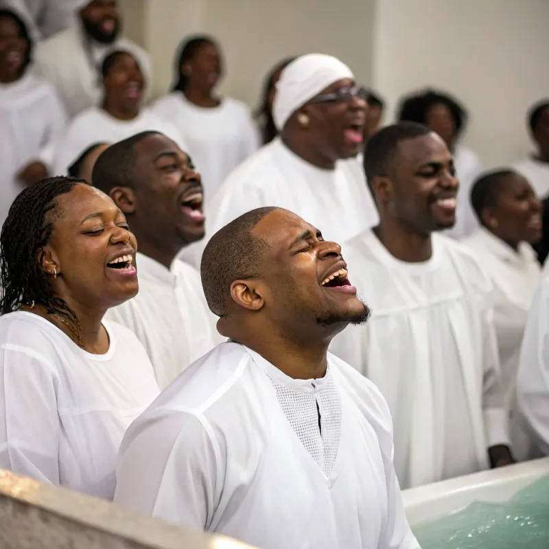 Joyful Baptism of Faith: A Celebration in White