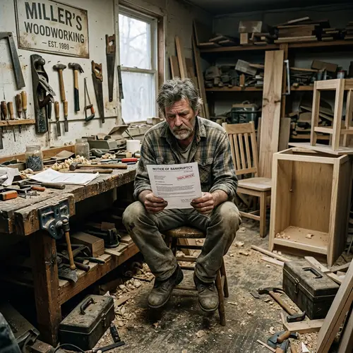 Bankrupt Carpenter in Disarray - Abandoned Woodworker Workshop