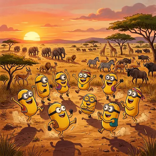 Minions in African Savanna