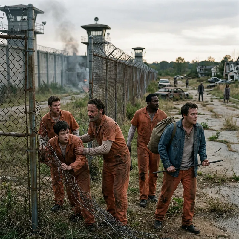 Prisoners Escape in Zombie Apocalypse