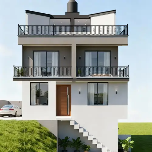 Iron Balcony and Stair Railings Installation