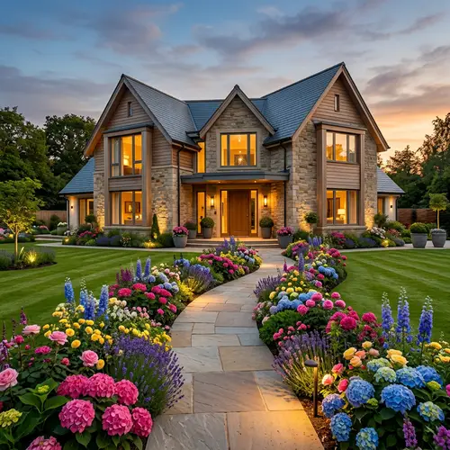 Elegant 4-Bedroom Villa with Manicured Lawns