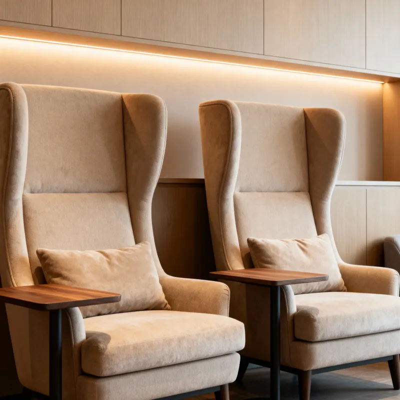 Cozy 2-Seater with Separate Table Design