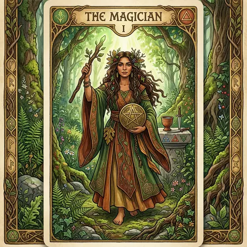 The Magician Tarot as Earthy Woman