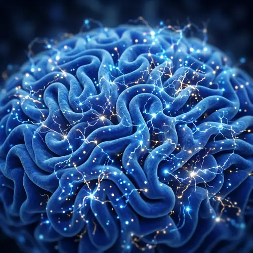 Human Neocortex Abstract Art | Brain Neural Connections