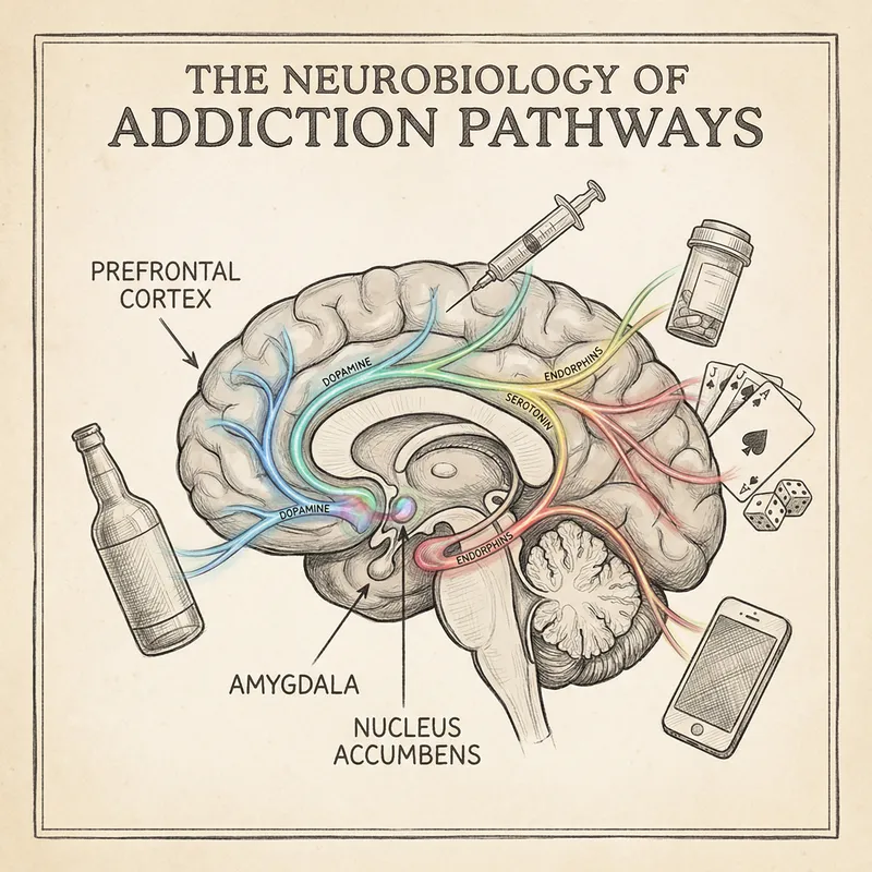 Understanding the Neurobiology of Addiction: Scientific Illustration
