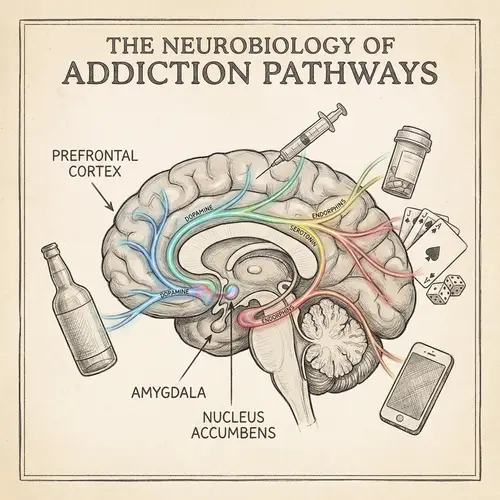 Neurobiology of Addiction: Scientific Illustration Explained