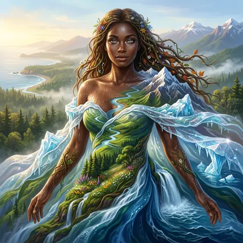 Mother Earth: Personification of Grace and Beauty