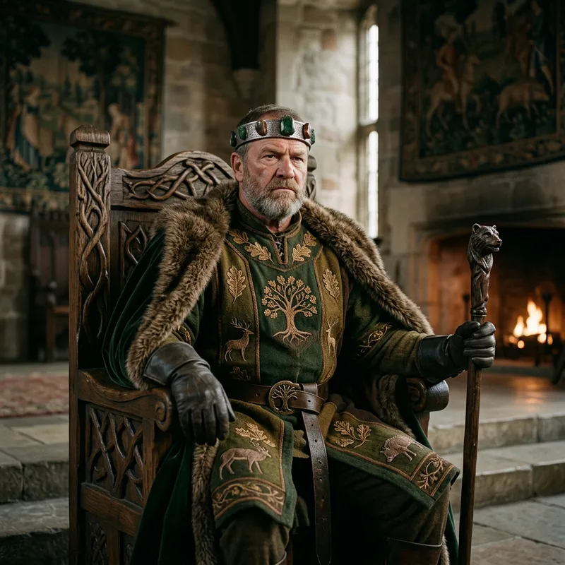 Earthy Male Emperor | Representation of Power and Command