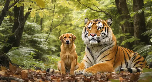 Dog and Tiger: Unlikely Forest Friends