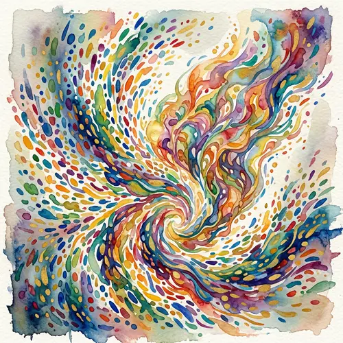 Collective Consciousness Watercolor Artwork