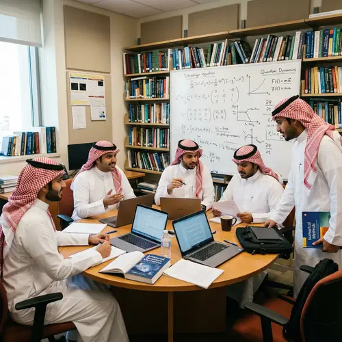 Saudi Male Graduate Students Scholarly Discussion