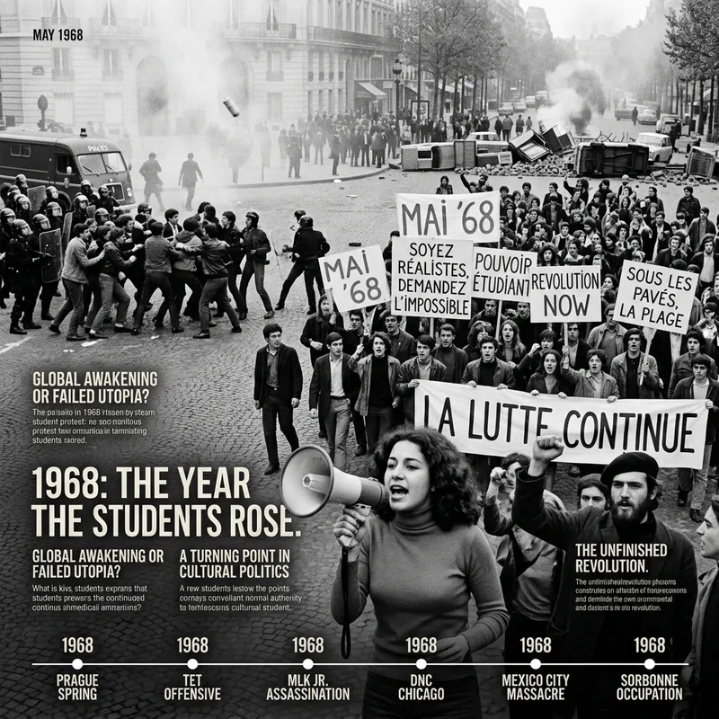 1968 Student Movement Essay: Analytical Reflection