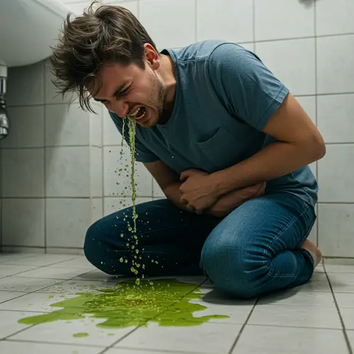 Person Vomiting on Floor: Causes and Solutions