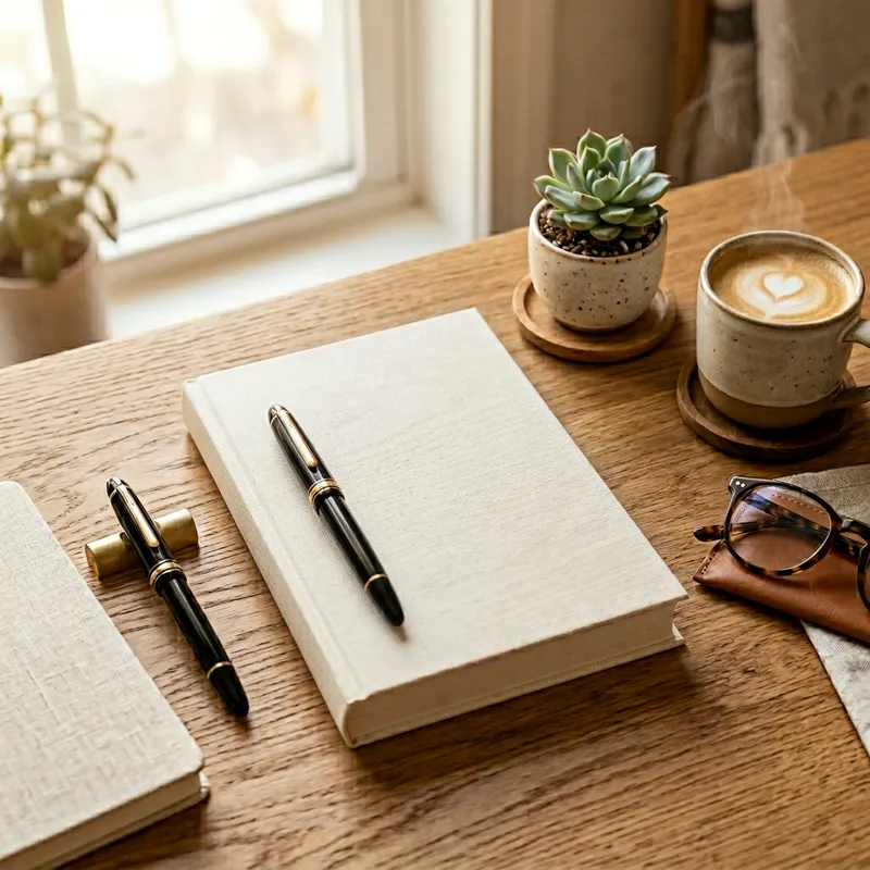 Elegant Book Mockup Background with Minimalist Design