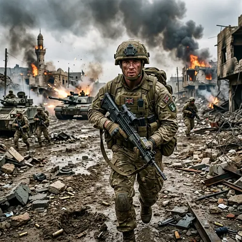 Army Dress Photo on Battle Ground