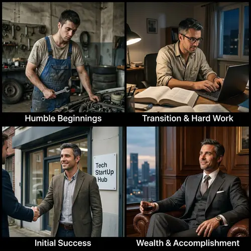 From Humble Beginnings to Billionaire Success