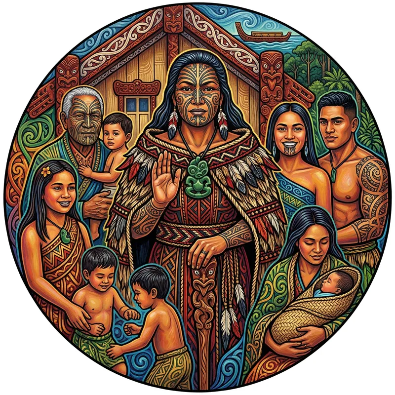 Maori Goddess of Humankind: Vibrant Representation in Maori Art Maori Goddess of Humankind: Vibrant Representation in Maori Art