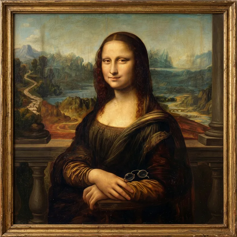 Artistic Spin on Famous Paintings with Optician's Touch