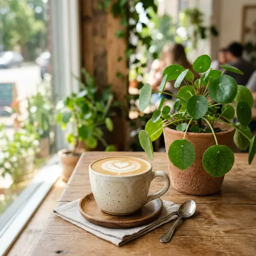 Light Airy Latte and Houseplant Inspiration