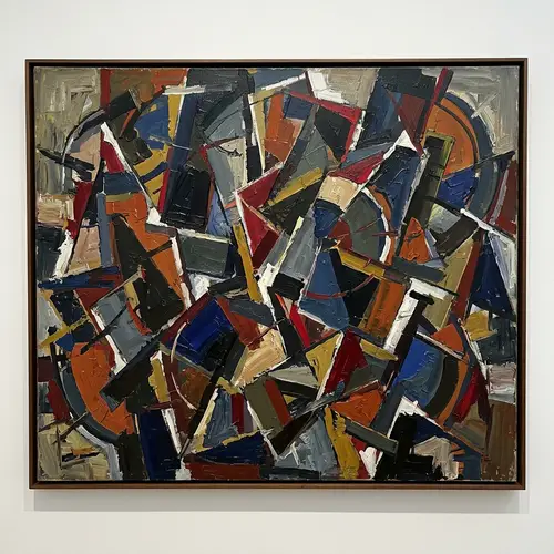 Abstract Oil Painting: Essence of Modernism