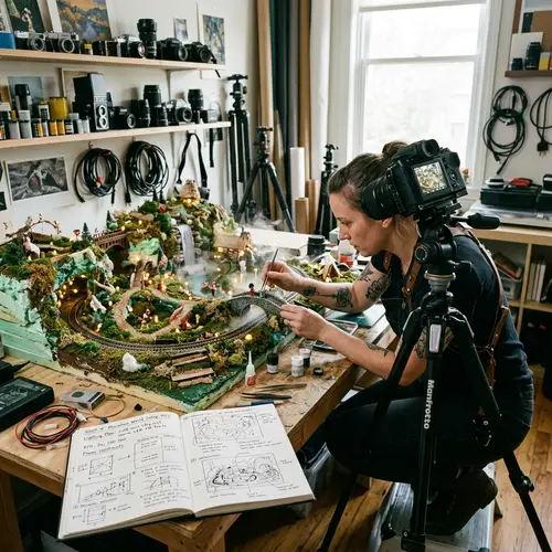 Artist Photography: Intricately Planned Creations