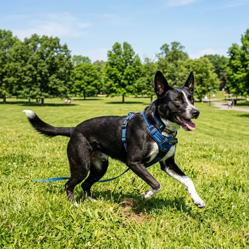 Loona the Heel Hound: Realistic Medium-Sized Black Dog