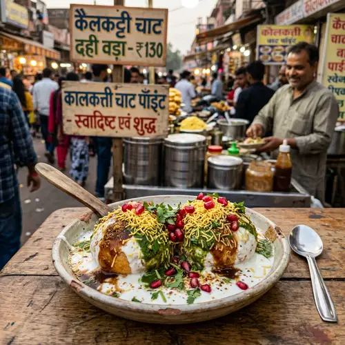 Delicious Kalkatti Chaat Dahi Vada at Rs. 130 in Jaipur
