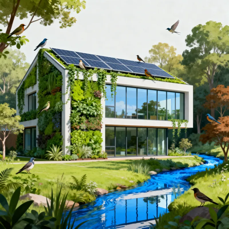 Sustainable Green Architecture Concept Sustainable Green Architecture Concept