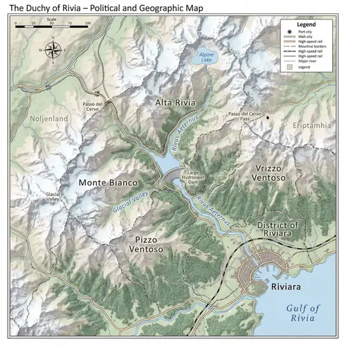 Explore the Duchy of Rivia: A Detailed Map