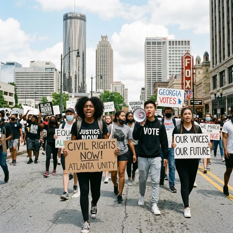 Young Activists for Civil Rights in Atlanta Young Activists for Civil Rights in Atlanta