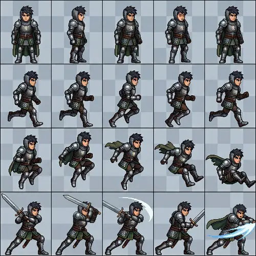 Custom Sprite Sheets with Unique Styles