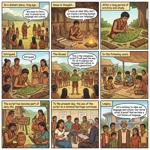 History of Language Among Indigenous People: From Oral Tradition to Written Script