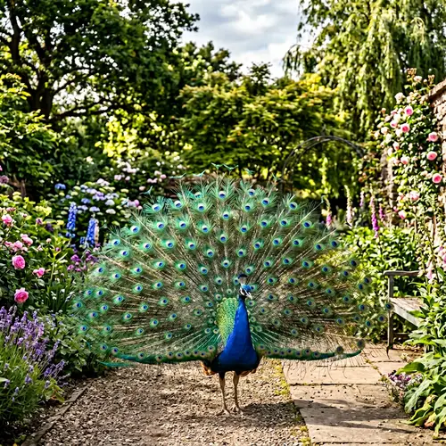 Cute Peacock: Nature's Adorable Beauty