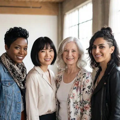 Diverse Women's Hairstyles Showcase Beauty of Diversity