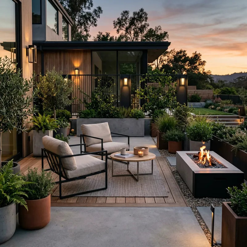 Chic Modern Minimalistic Outdoor Patio Designs