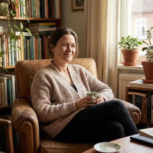 Portrait of a Warm and Inviting Woman | Caring Mother with Radiant Smile