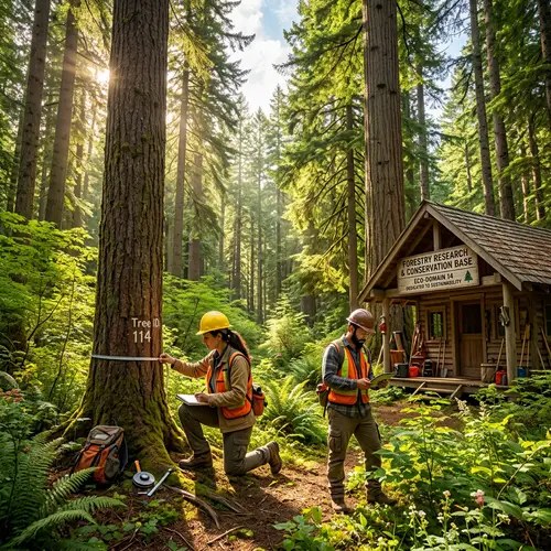 Forestry Domain in Lush Forest: Sustainable Conservation Efforts