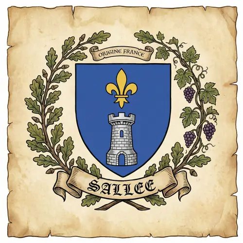 Sallee Family Crest - Origins from France