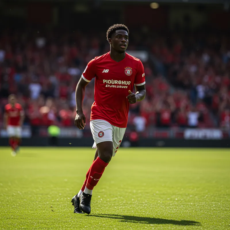 Skilled Soccer Player in Action