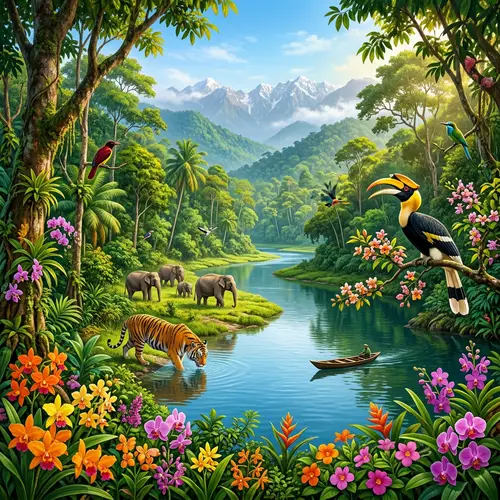 Vibrant Colors of India's Second Largest National Park