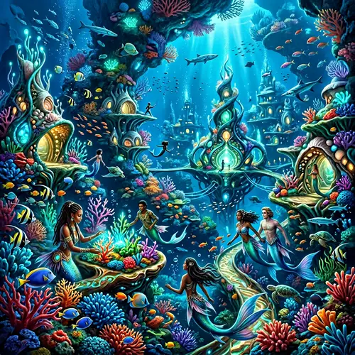 Civilization in Nature-Friendly Underwater World